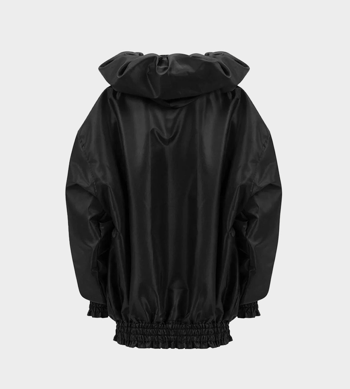 Yume Yume - Nylon Zip-up Coat Black