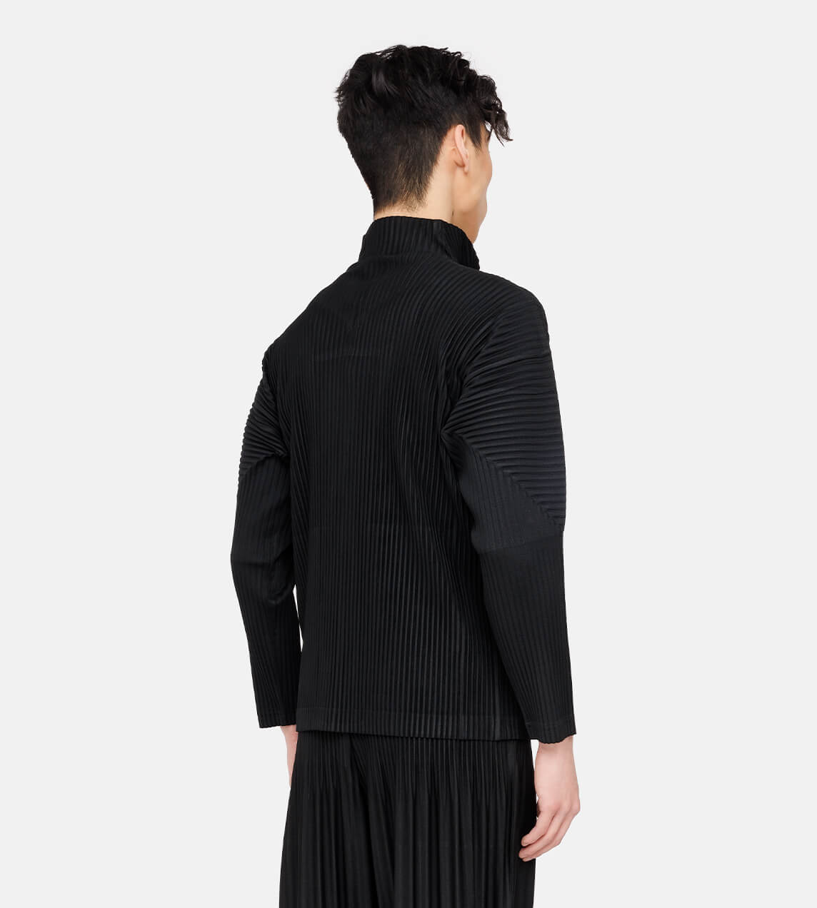 Homme Plisse Issey Miyake - Basic Zip Front Jacket Black