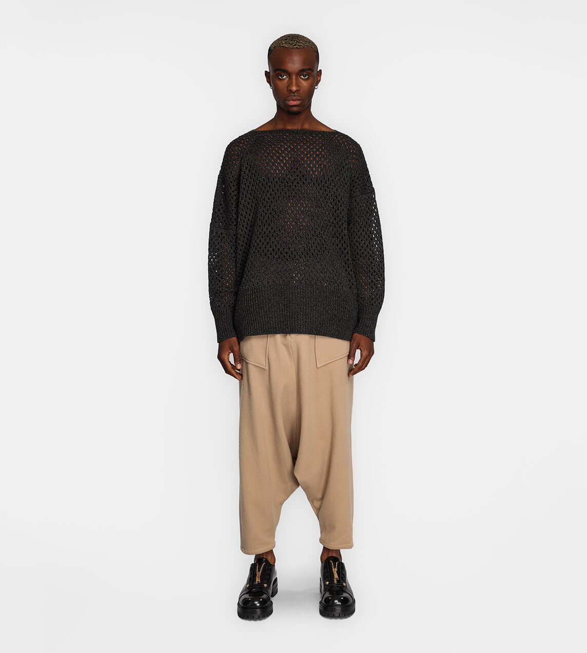 Sulvam - Slip Super Sarouel Trousers Beige