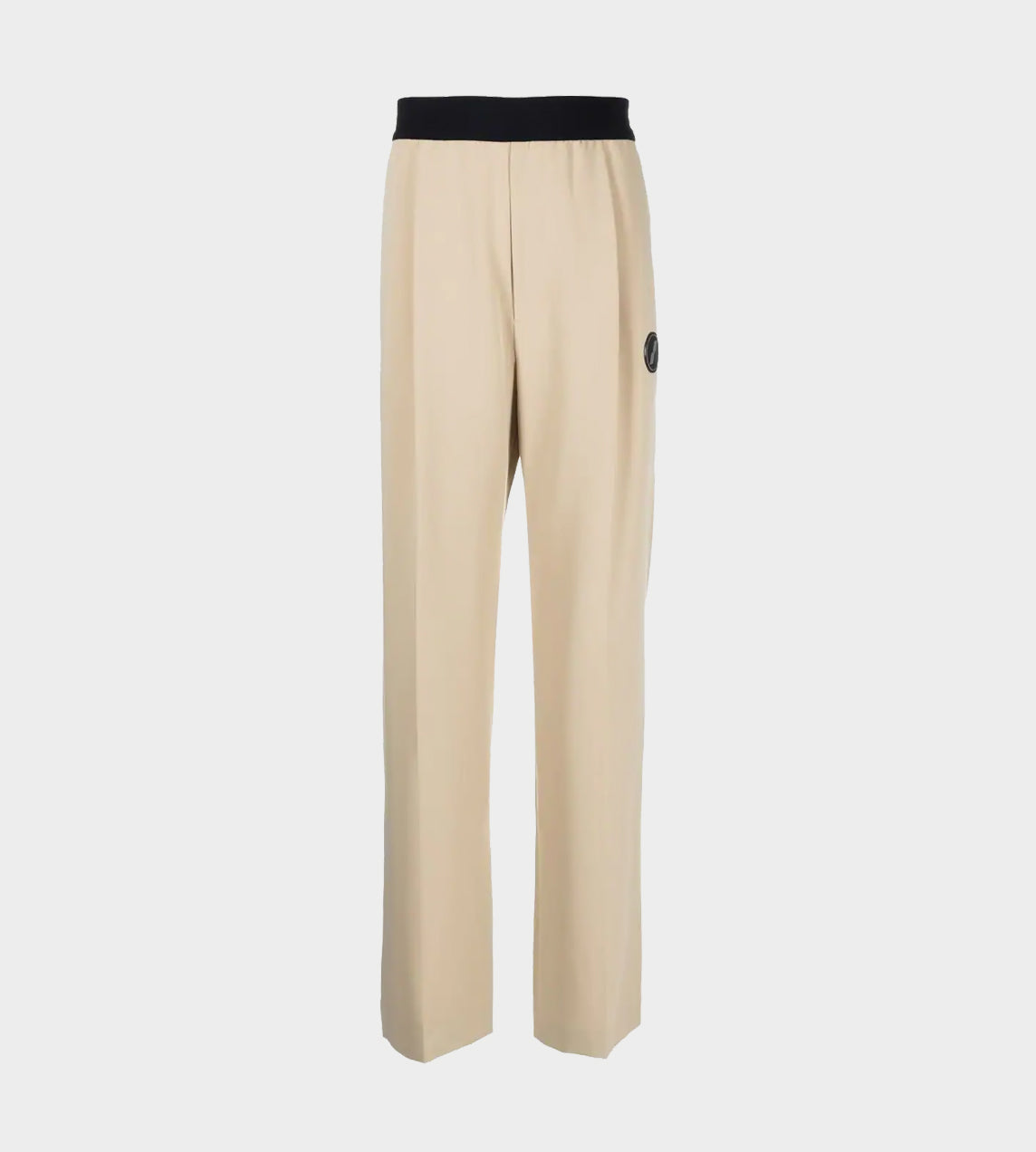 WE11DONE - Logo Trousers Beige