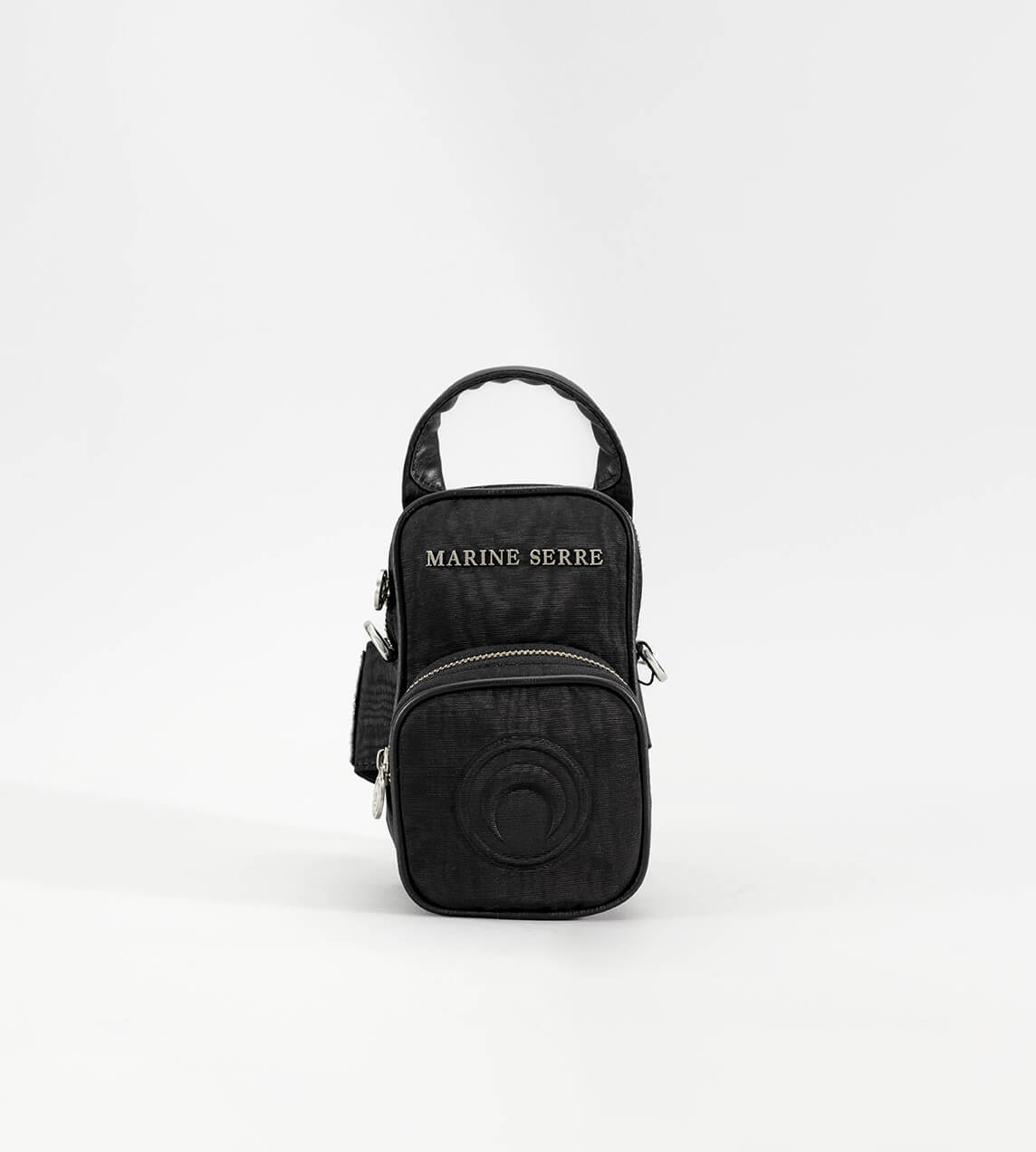 Marine Serre - Parpaing Moire Bag Black