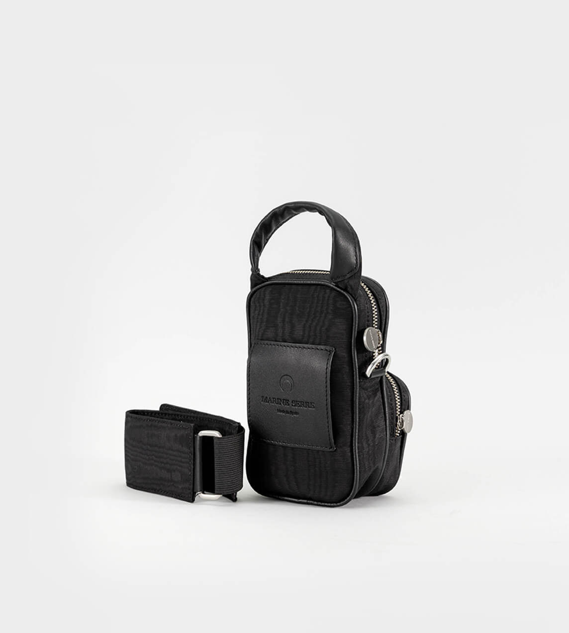 Marine Serre - Parpaing Moire Bag Black