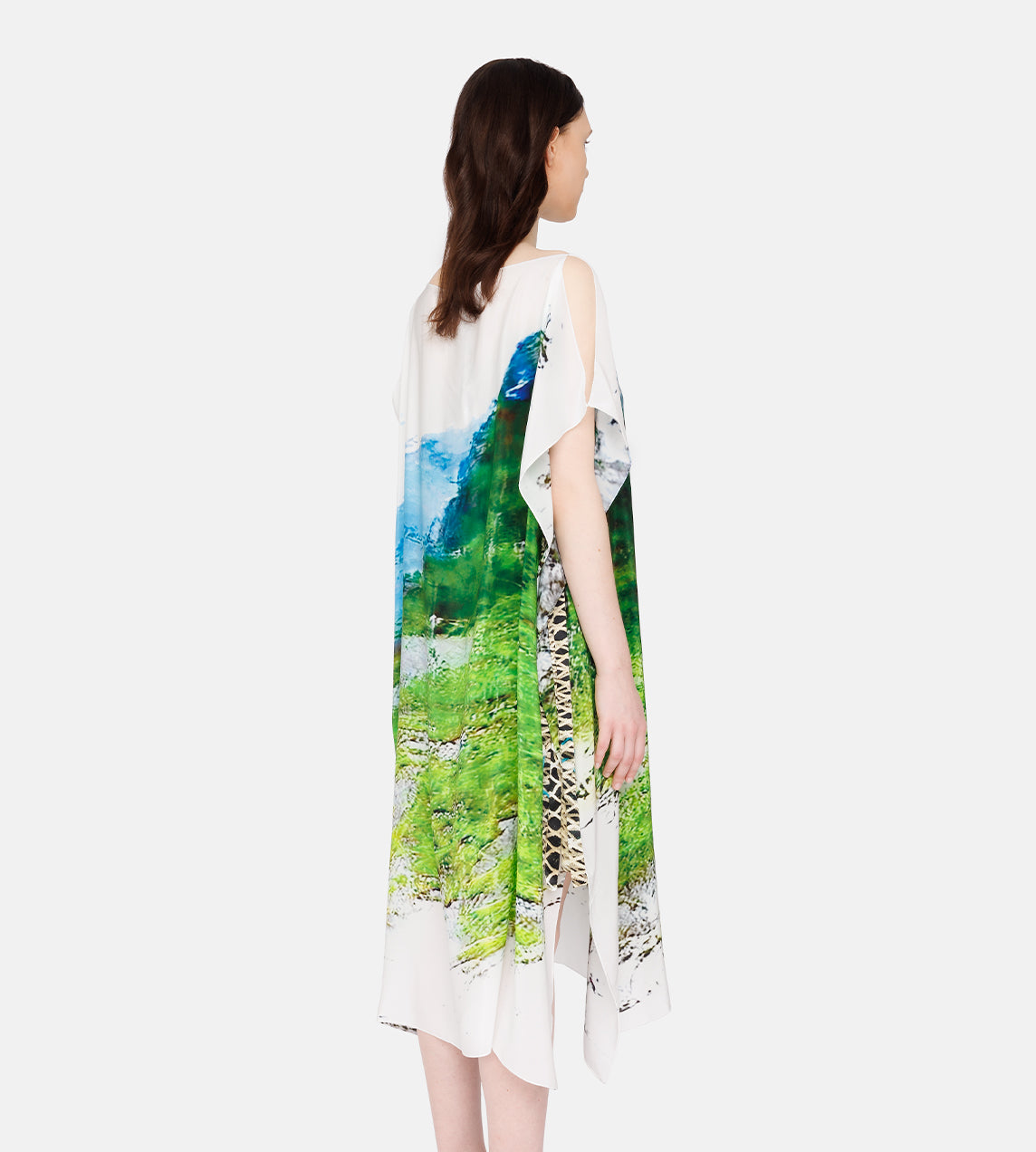 Serapis - 'Green Mountain' Malong Dress OS