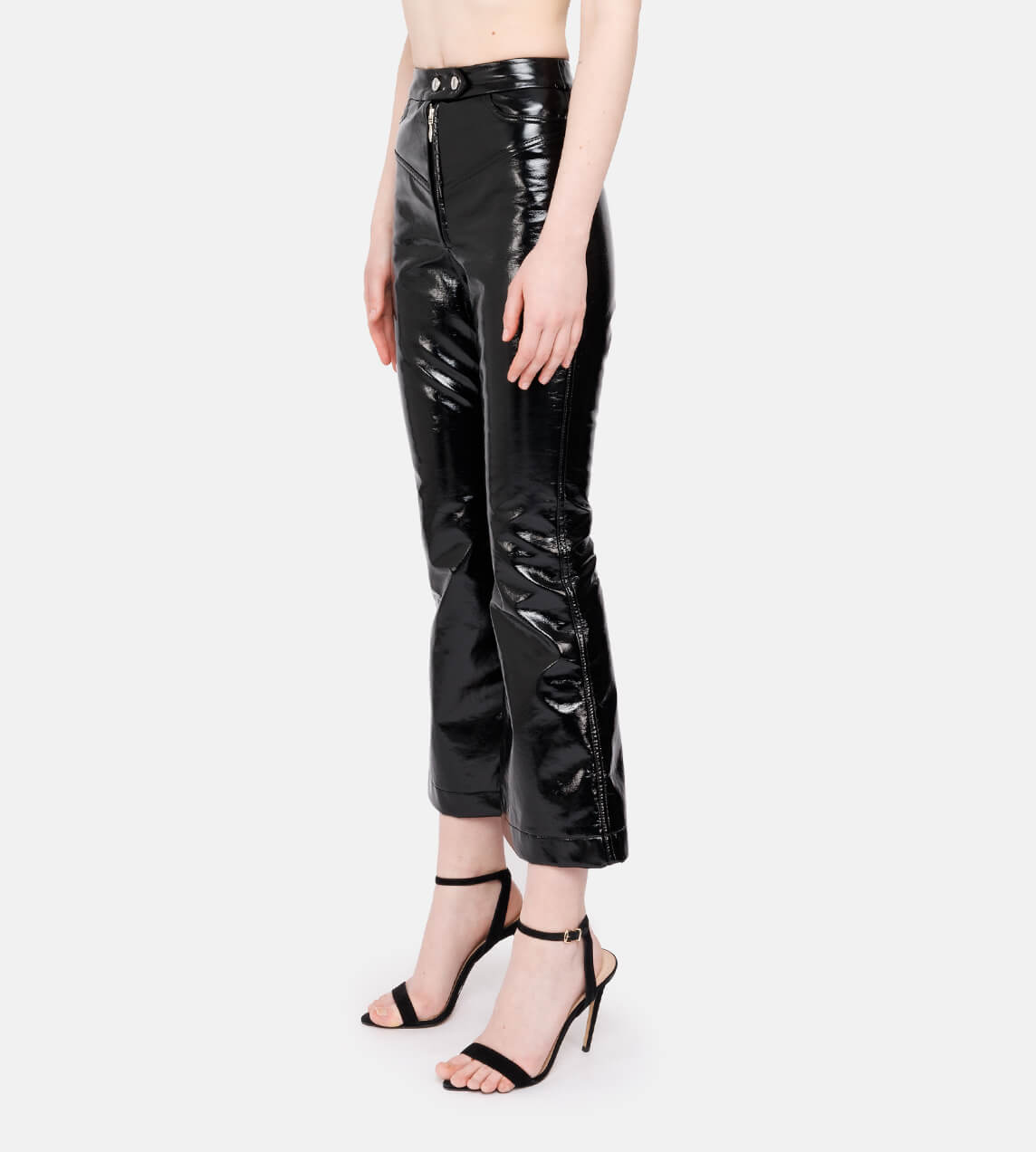 Ellery - Denim Detail Patent Pant