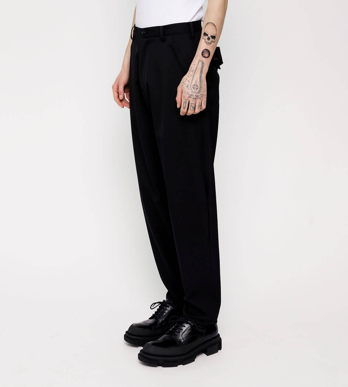 Sulvam - Tapered Pants Black