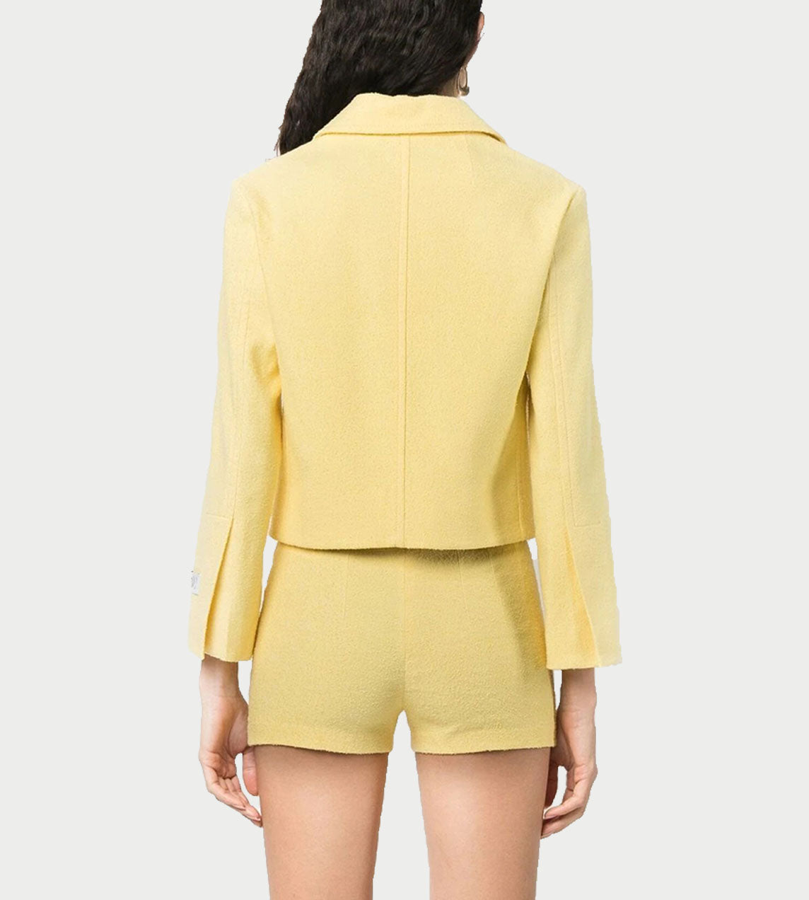 Patou - Tweed Tailored Short Jacket Mimosa
