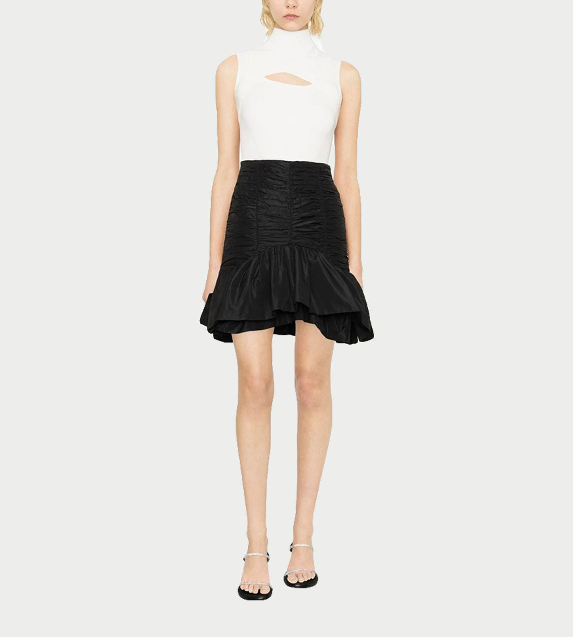 Mini Bloom Skirt Black