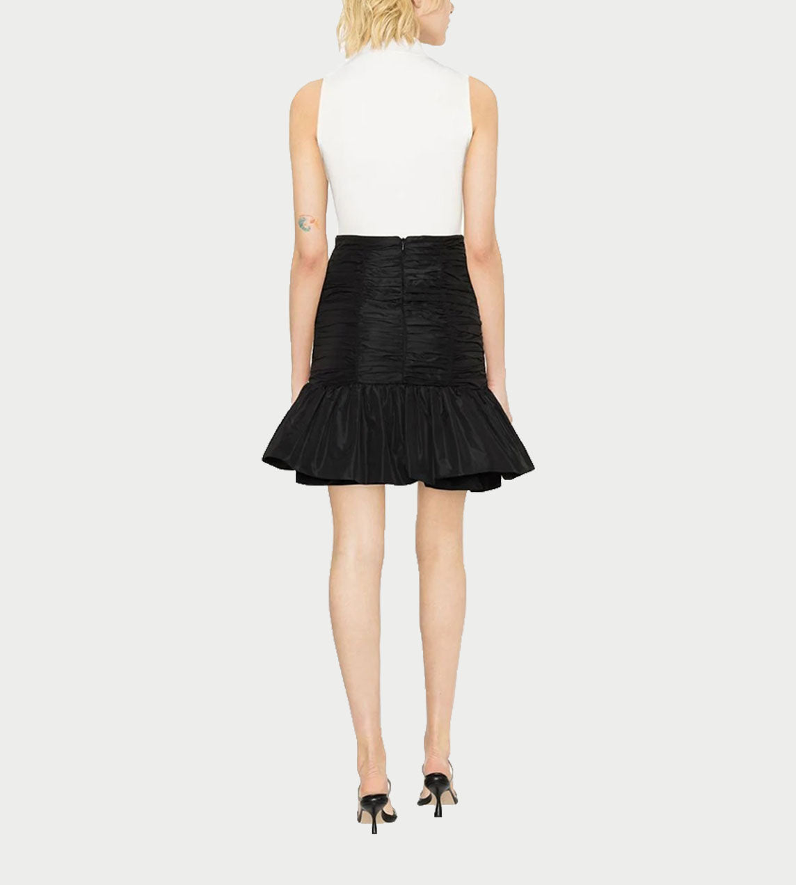 Mini Bloom Skirt Black