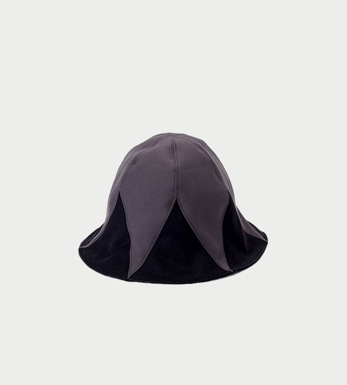 Kijima Takayuki - Bicolor Tulip Hat Black X Grey
