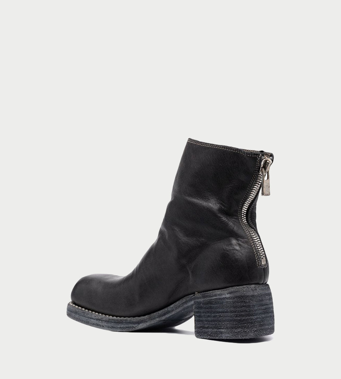 Guidi - 9086 Back Zip Boot Black