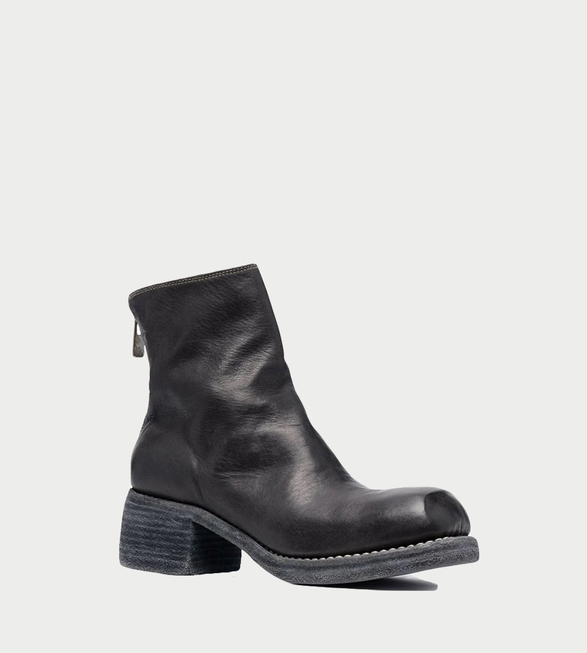 Guidi - 9086 Back Zip Boot Black
