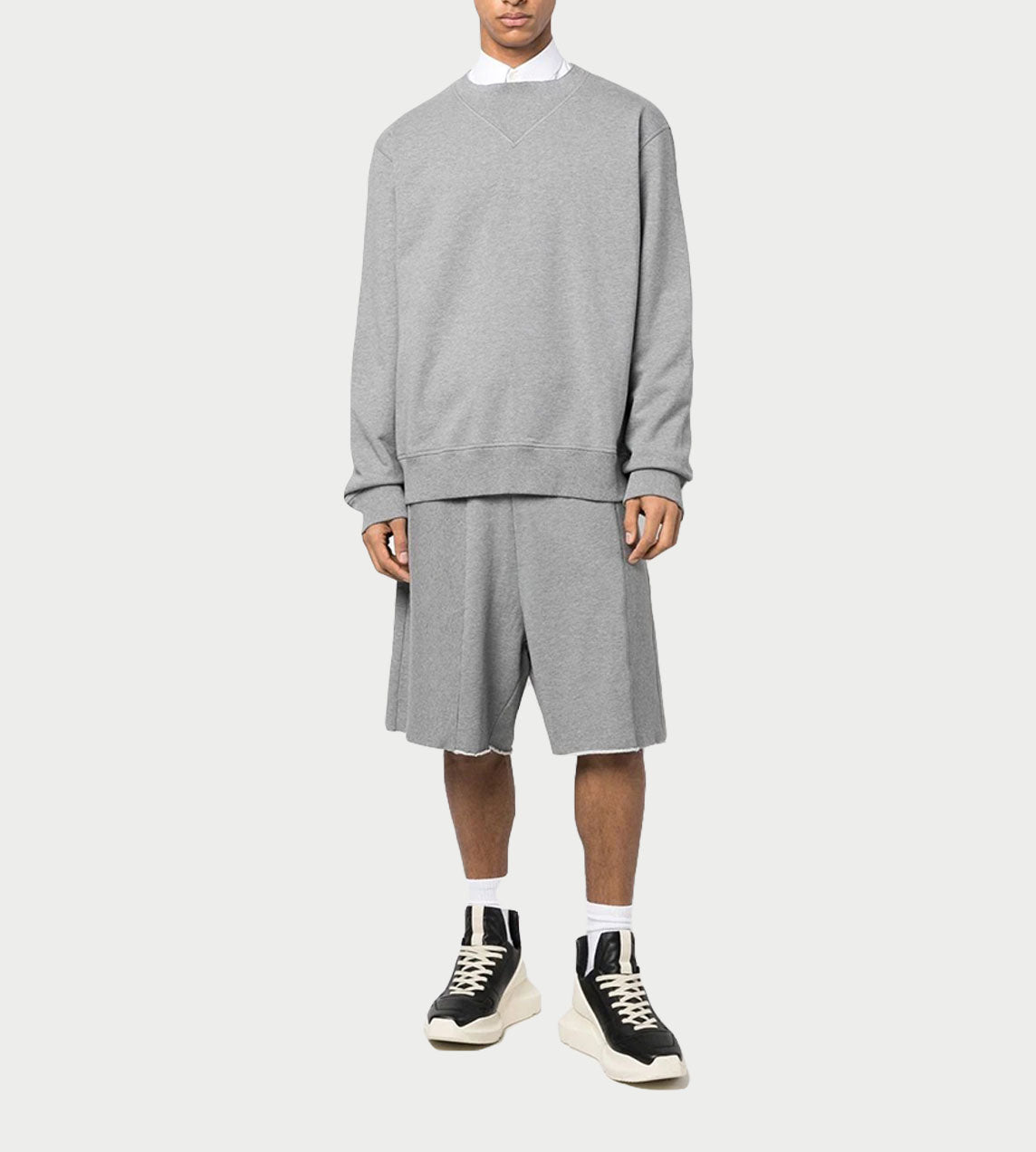 MM6 Maison Margiela - Panelled Wide Sweat Shorts