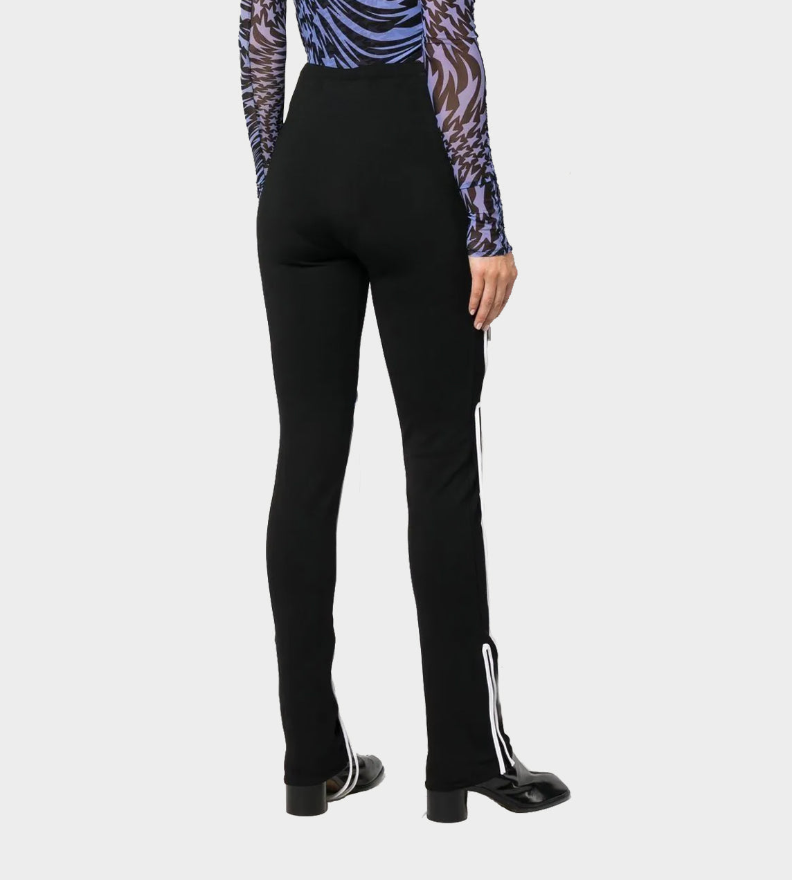 Ottolinger - Knit Strappy Leggings Black/White