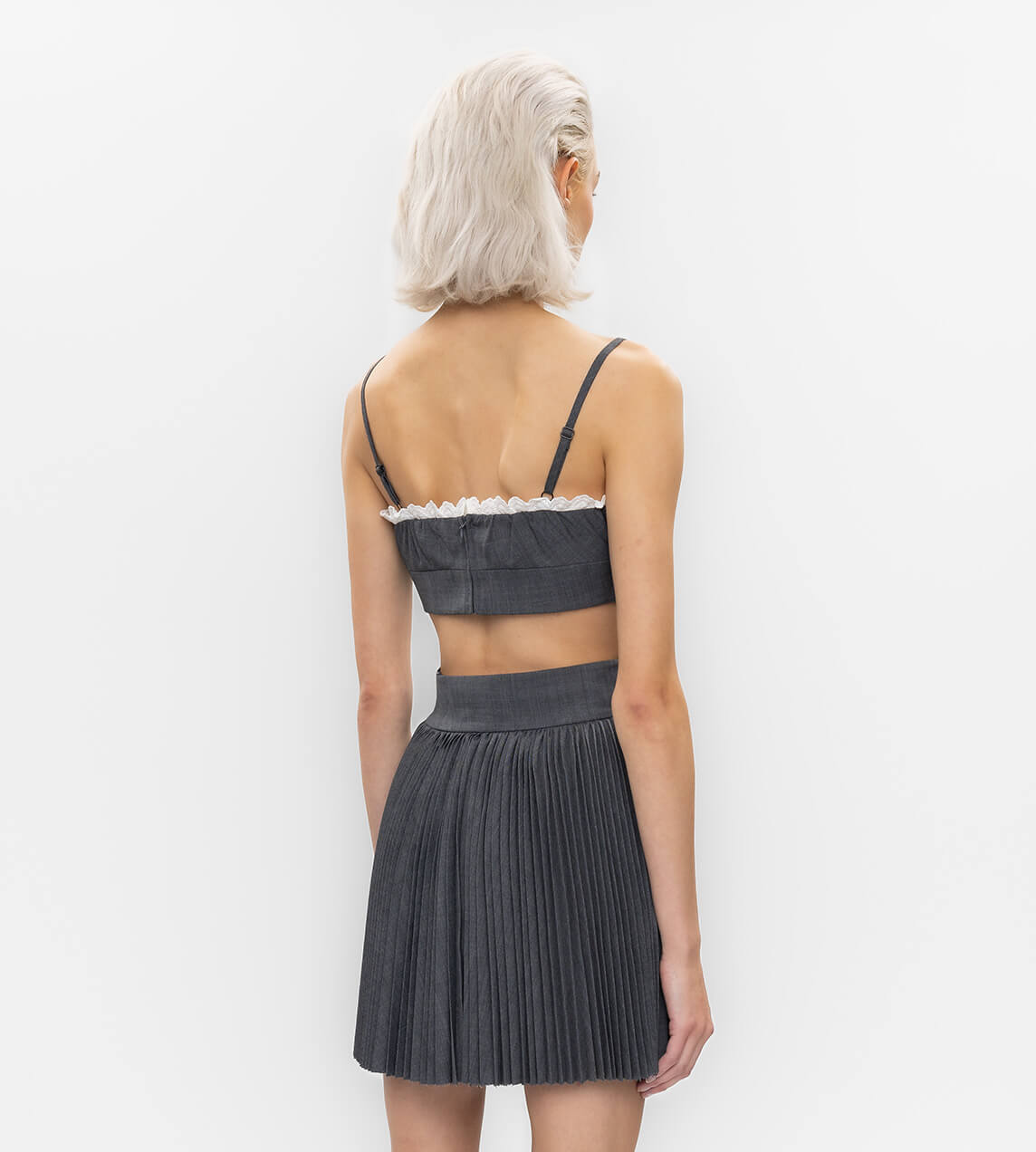 ShuShu/Tong - Lace Bralette Grey