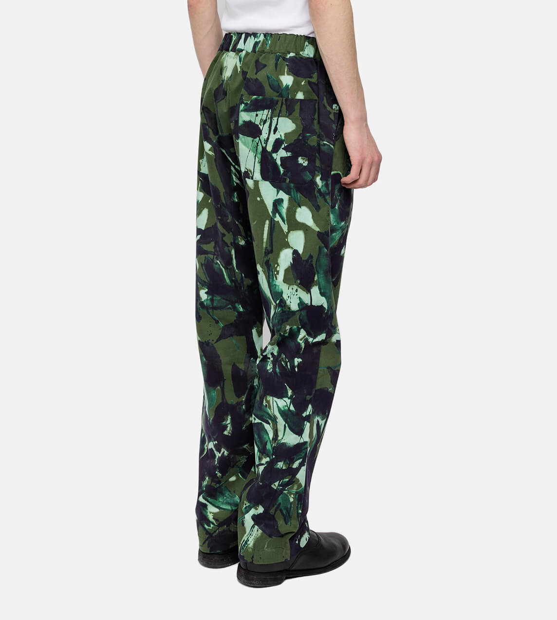 DAVI - Green Printed Floral Pant