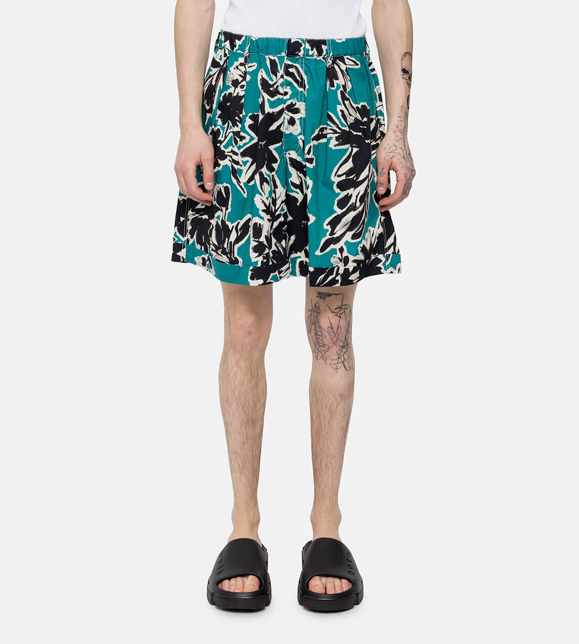 DAVI - Abstract Floral Print Short