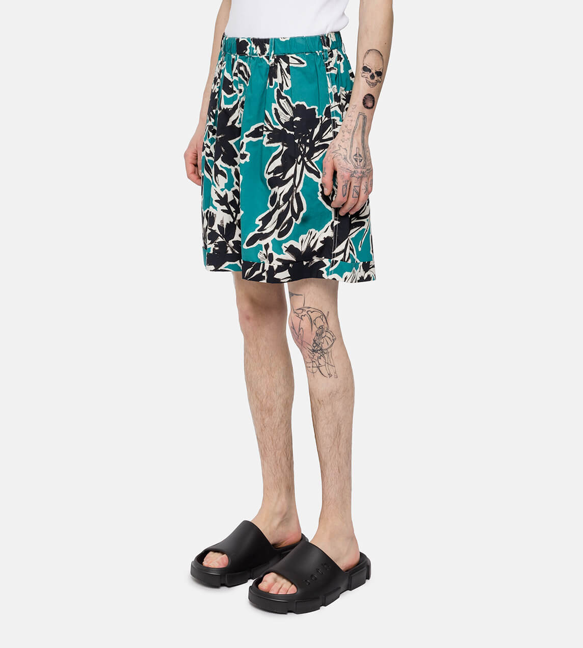 DAVI - Abstract Floral Print Short