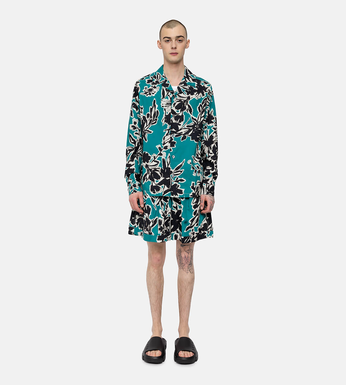 DAVI - Abstract Floral Print Short