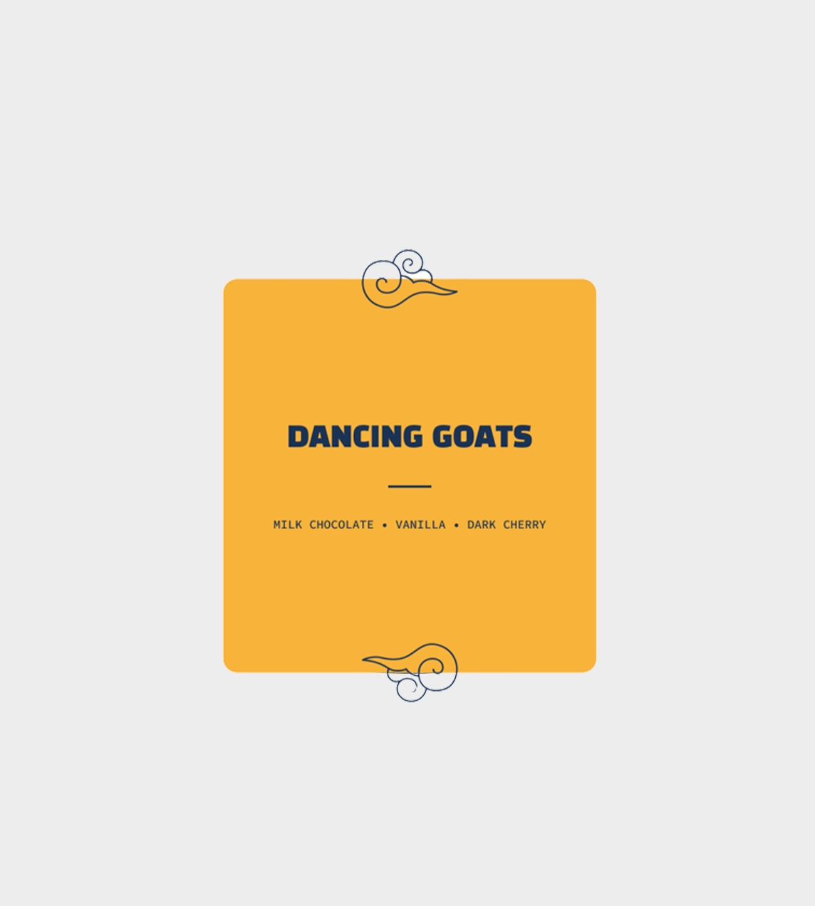 DEMELLO Coffee - Dancing Goats 227g (1/2lb)