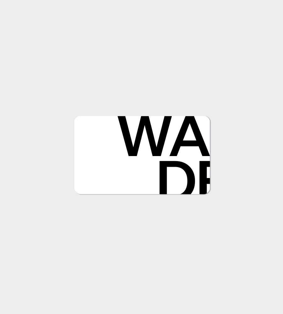 WDLT117 - Gift card (Physical)
