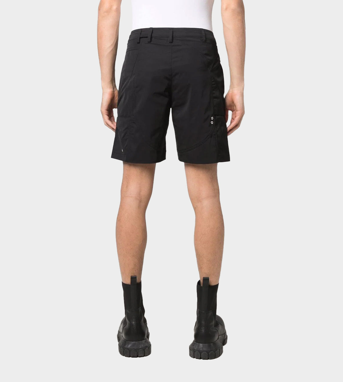 Heliot Emil - Minimal Twill Cargo Shorts Black
