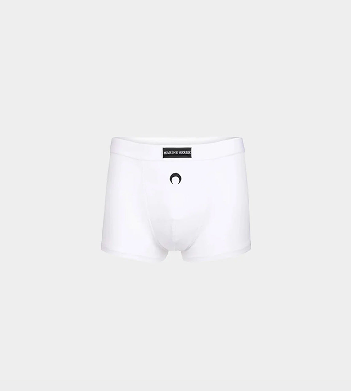 Marine Serre - Ribbed Cotton Boxers White