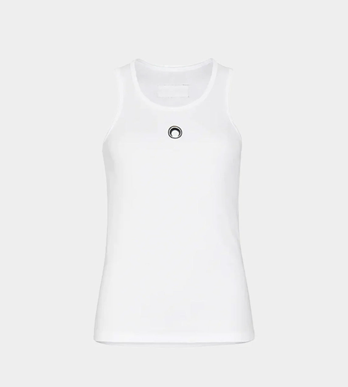 Marine Serre - Fitted Cotton Tank (W) White