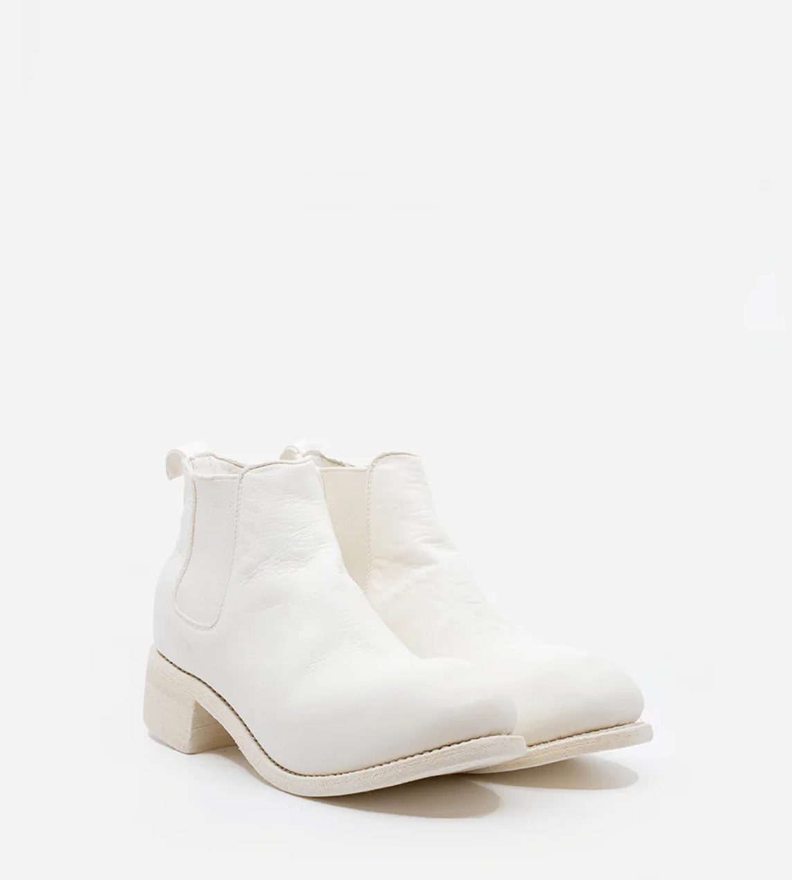 Guidi - PL06 Chelsea Boot White