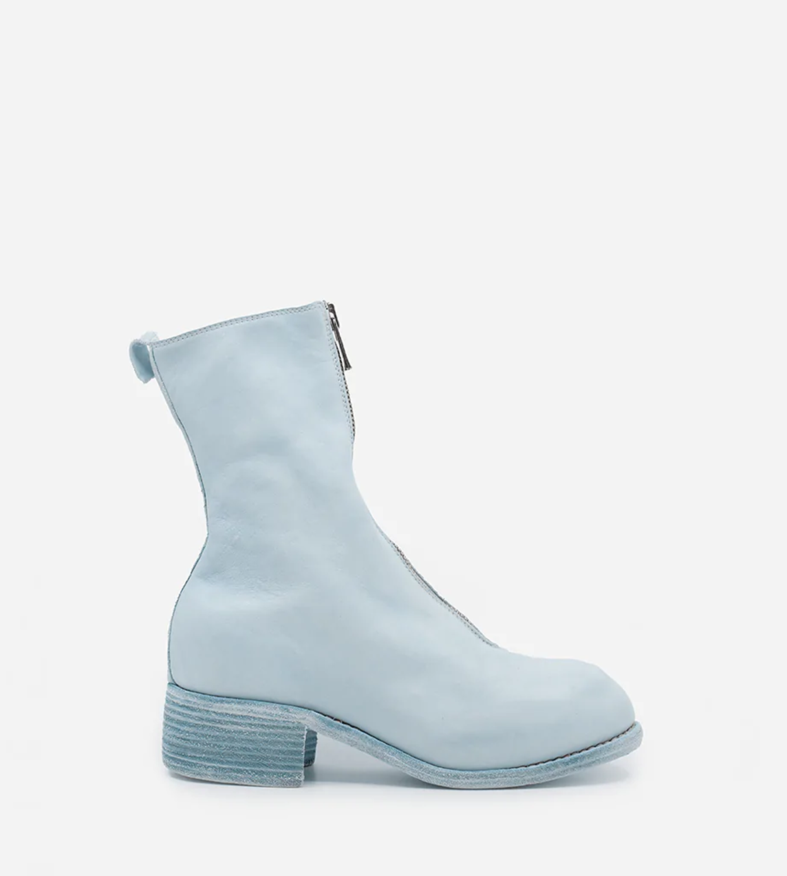 Guidi - PL2 Front Zip Mid Boot Aqua Blue