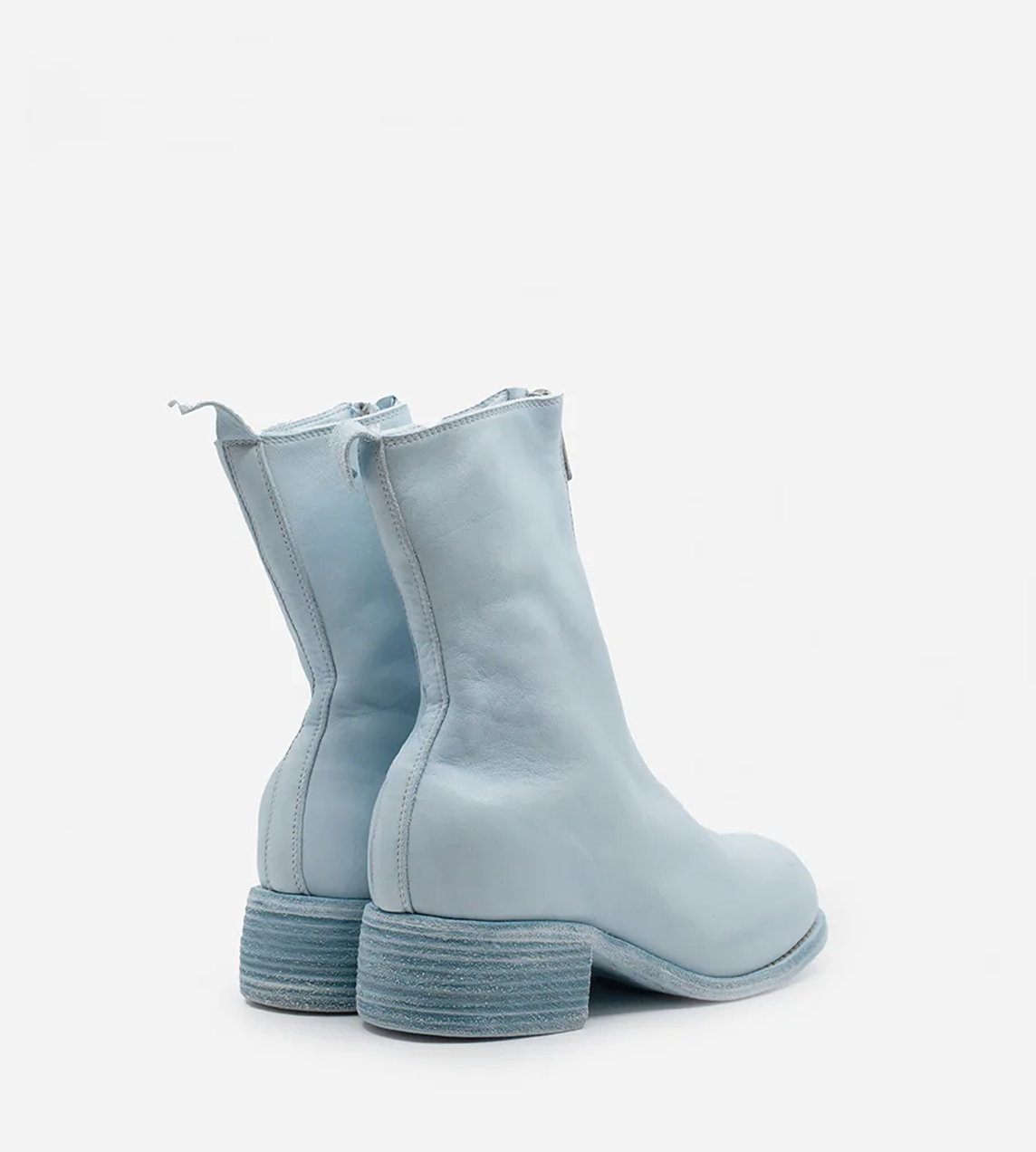 Guidi - PL2 Front Zip Mid Boot Aqua Blue
