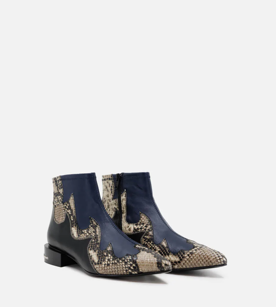 Toga Pulla - Patchwork Ankle Boot