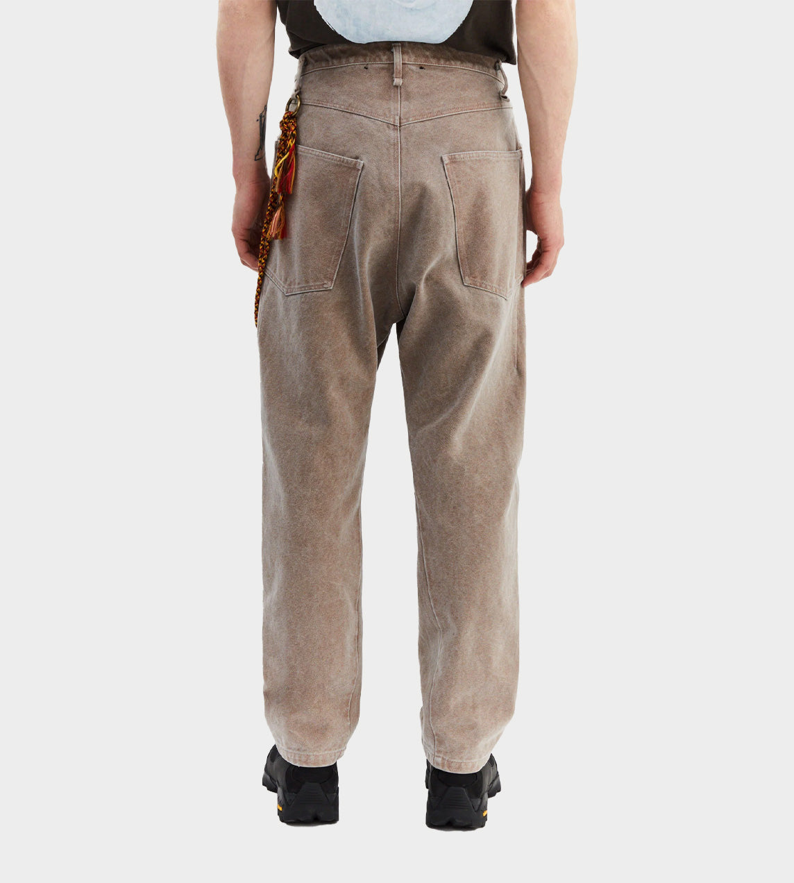 Song For The Mute - Baggy Curved Jeans Clay