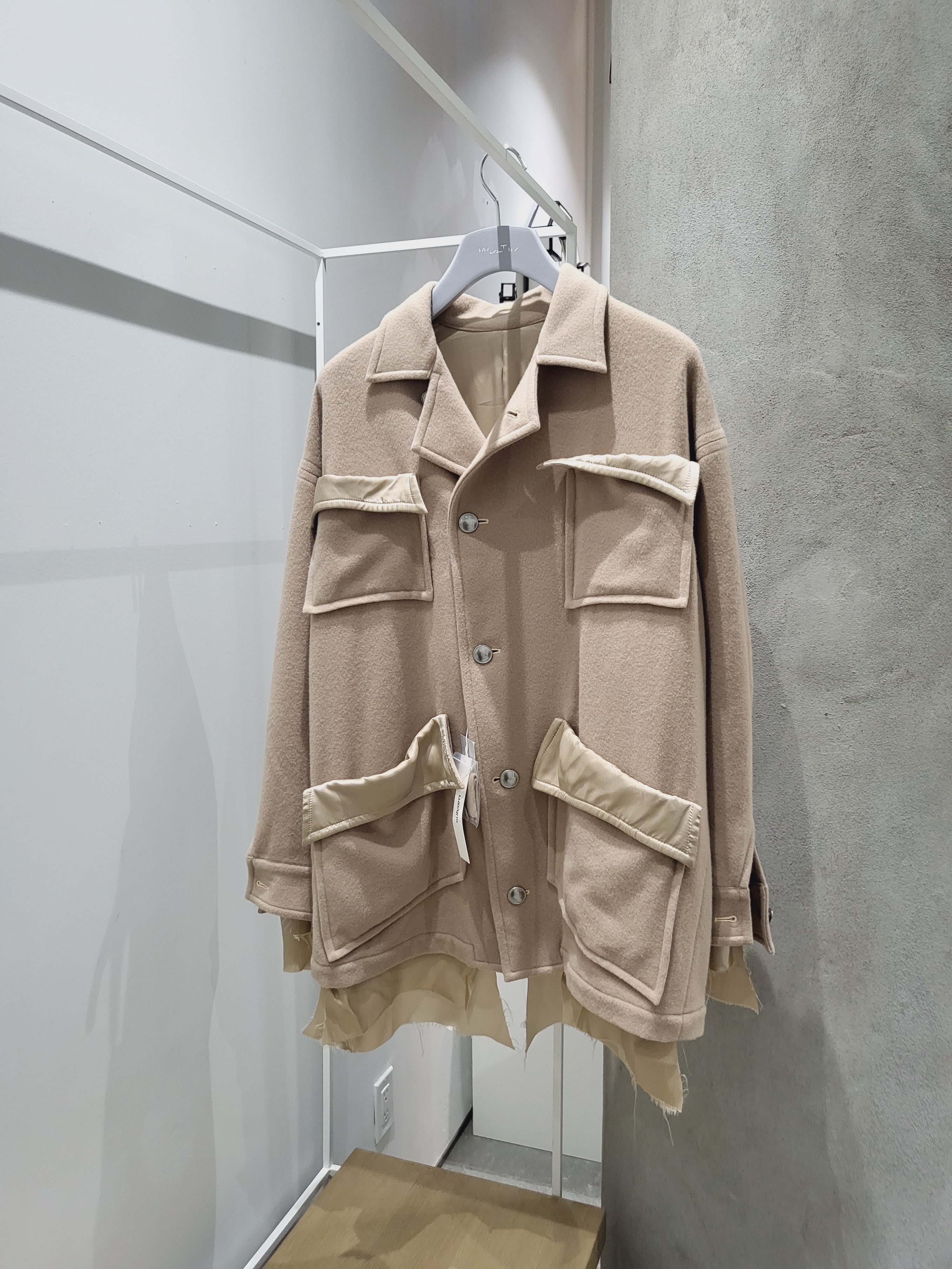 Sulvam - Over Blouson Jacket Beige