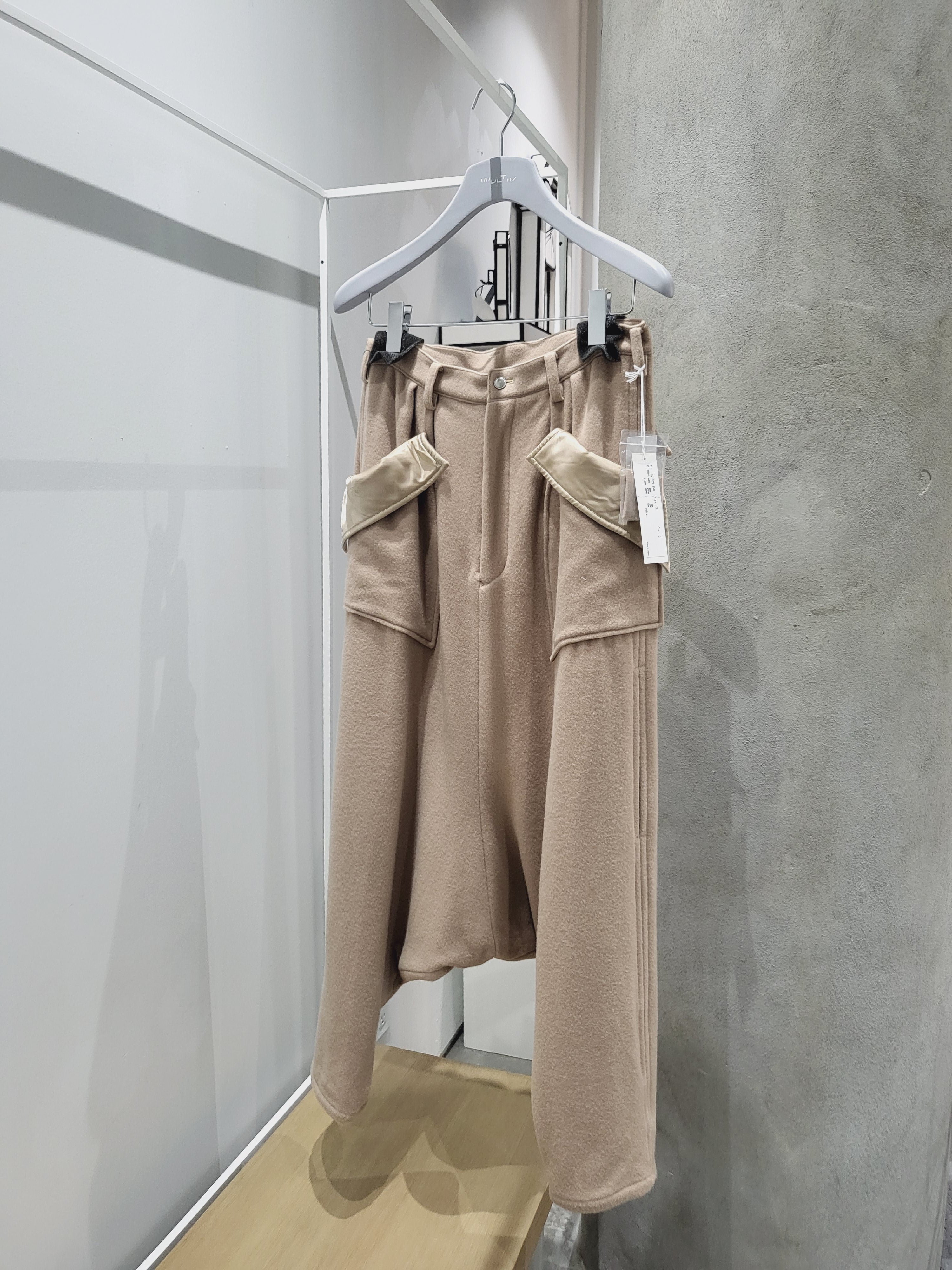 Sulvam - Slip Super Sarouel Trousers Beige