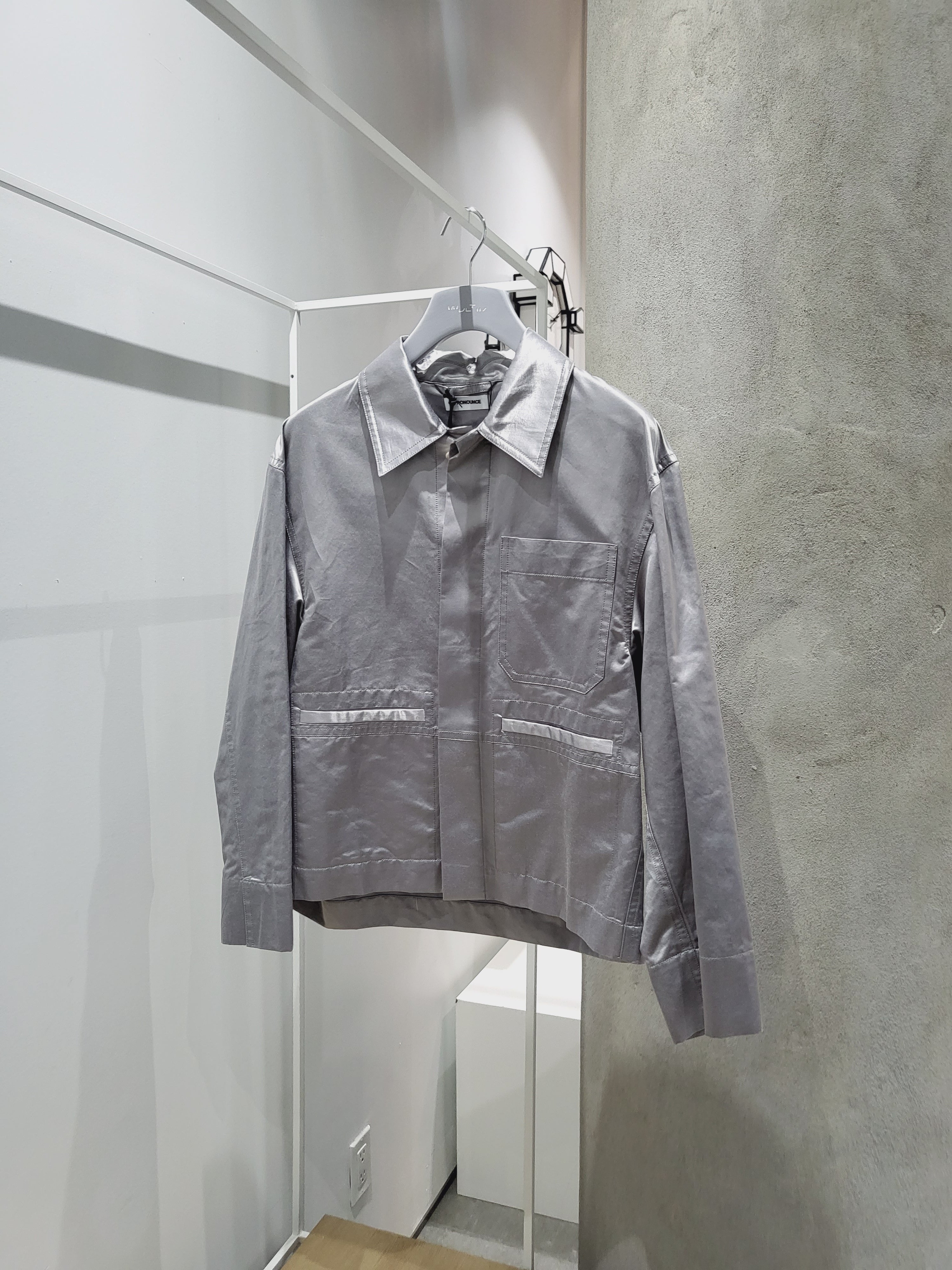 PRONOUNCE - Silver Turnup Sleeves Jacket