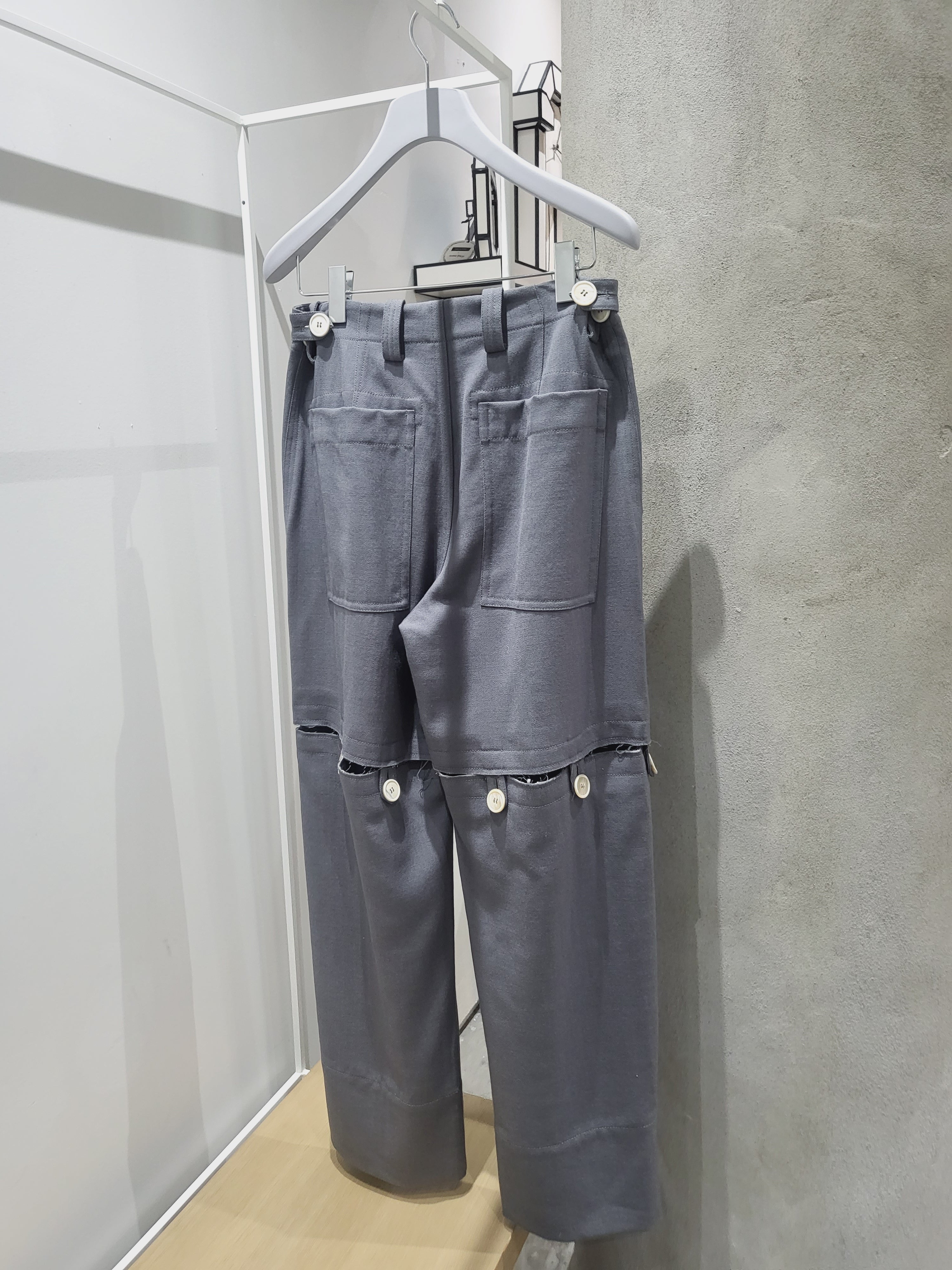 PRONOUNCE - Adjustable Length Slashed Pants