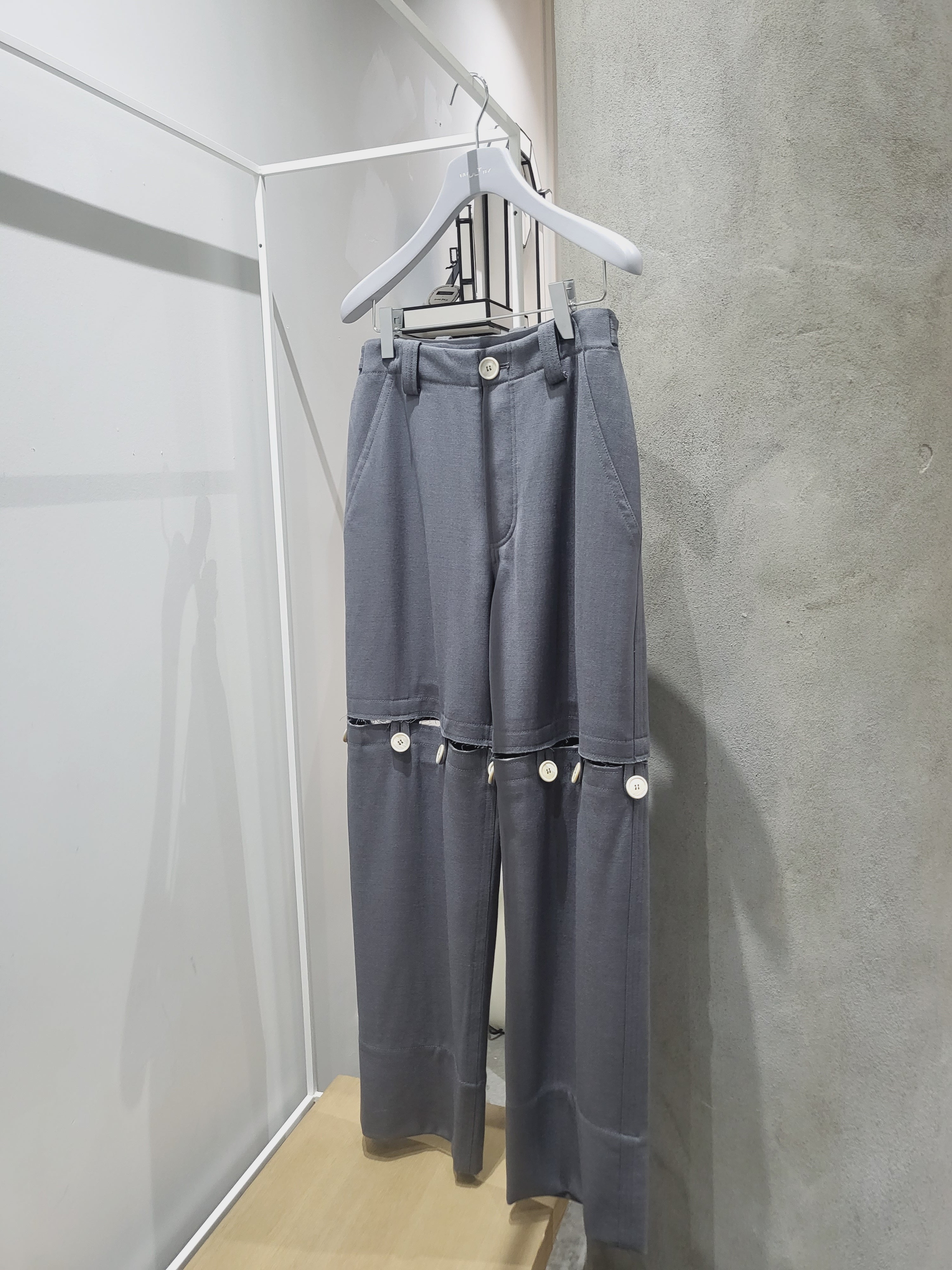 PRONOUNCE - Adjustable Length Slashed Pants