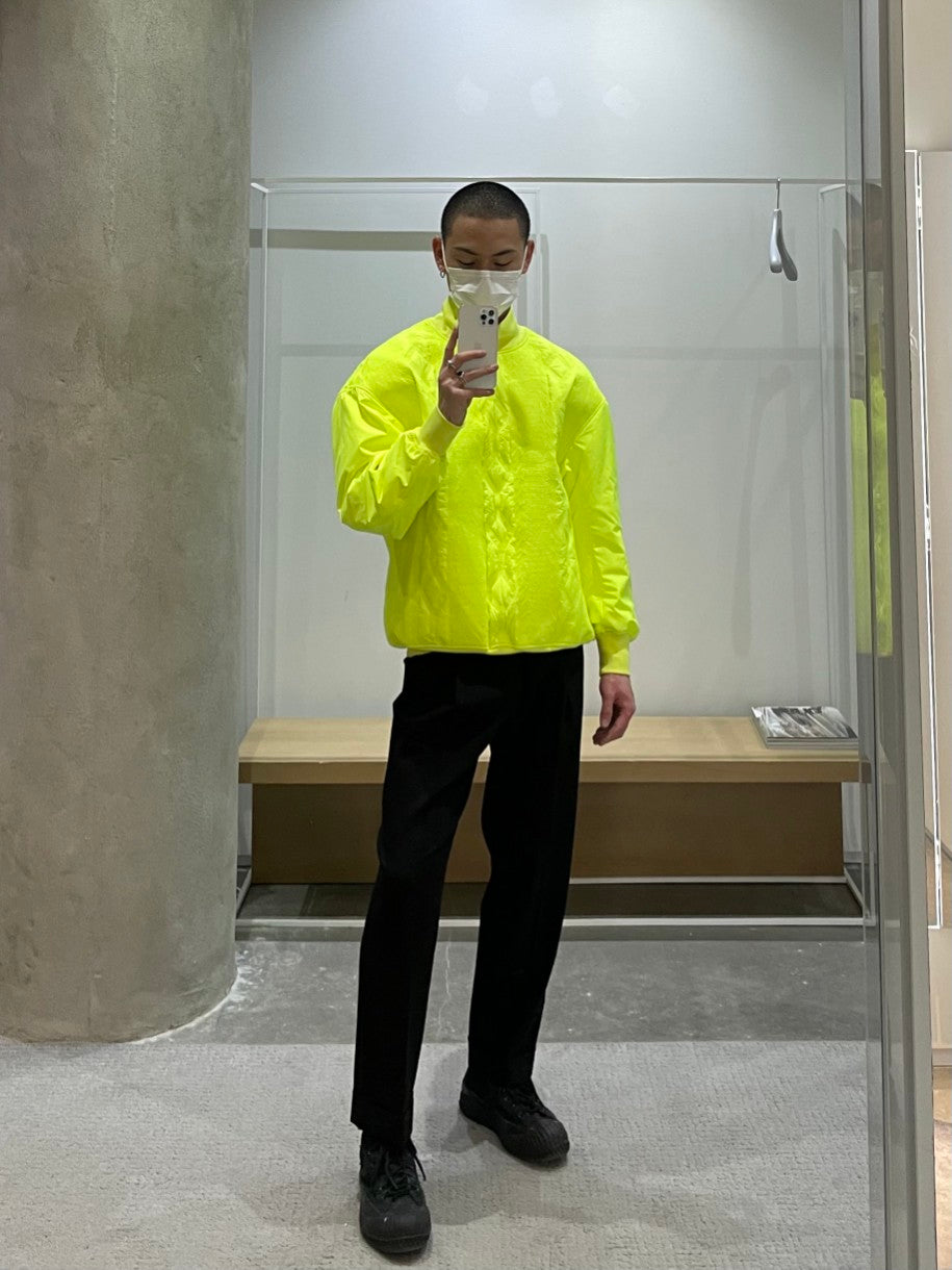 Chen Peng - Green Himalaya Mockneck Top