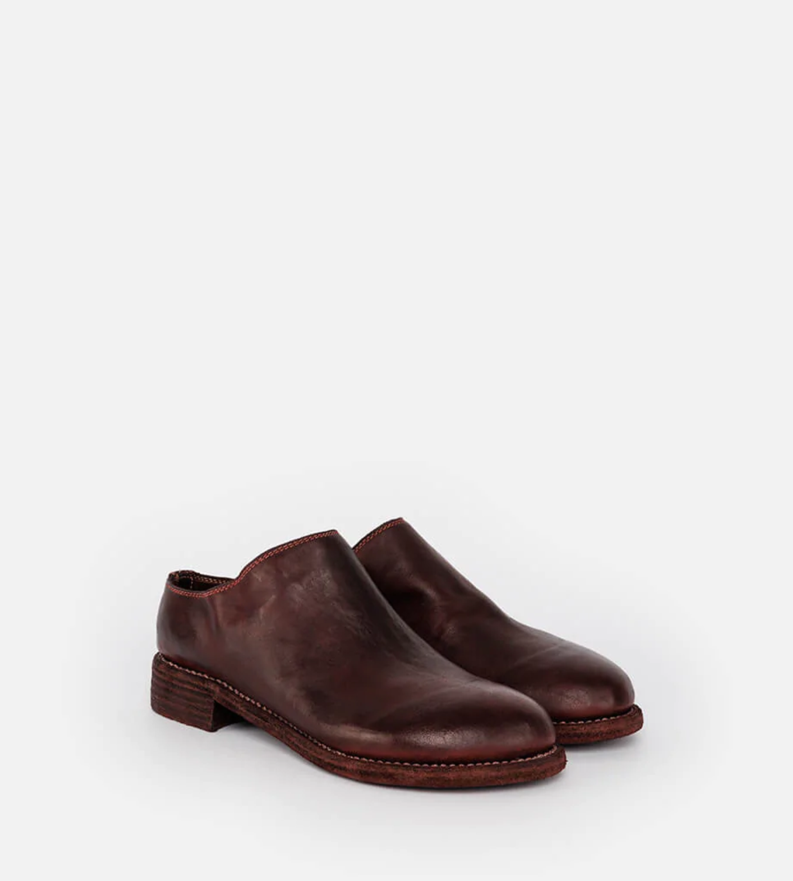 Guidi - ZO01 Zoomorphic Shoes Burgundy