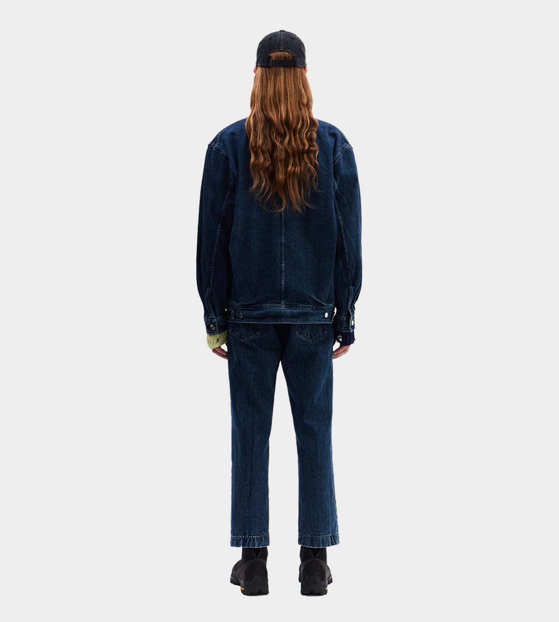 Song For The Mute - Washed Denim Coach Jacket Indigo