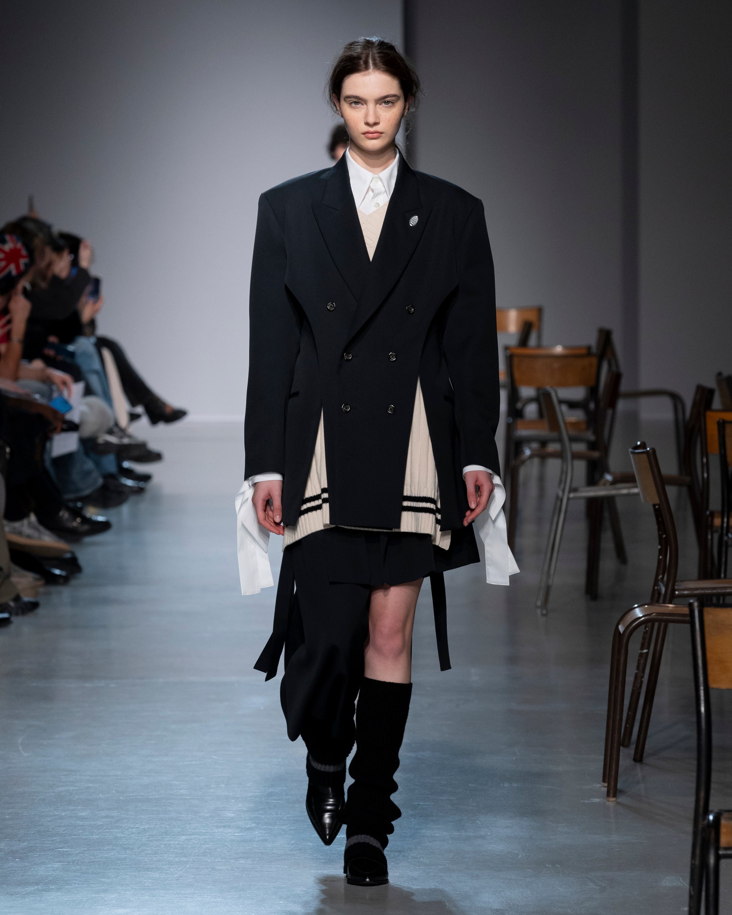 UJOH - Lines Big Vest Ecru 