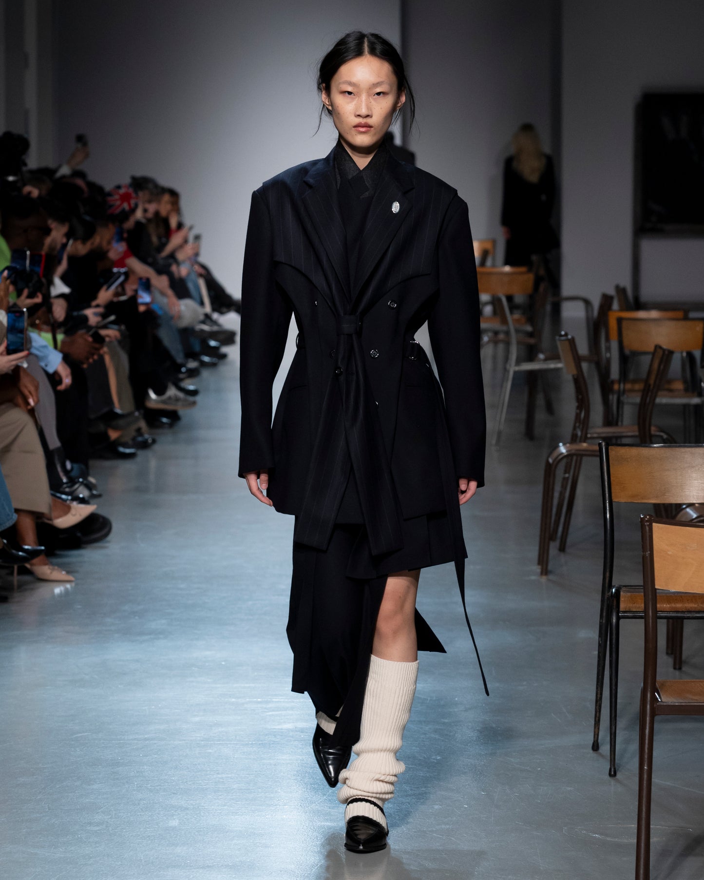 UJOH - Slit 6BW Jacket Blk