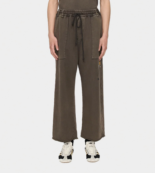 SONG FOR THE MUTE - "Singing Bird" Gym Track Pant Brown