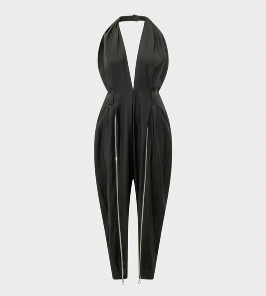COPERNI - Double Zipped Jumpsuit Blk