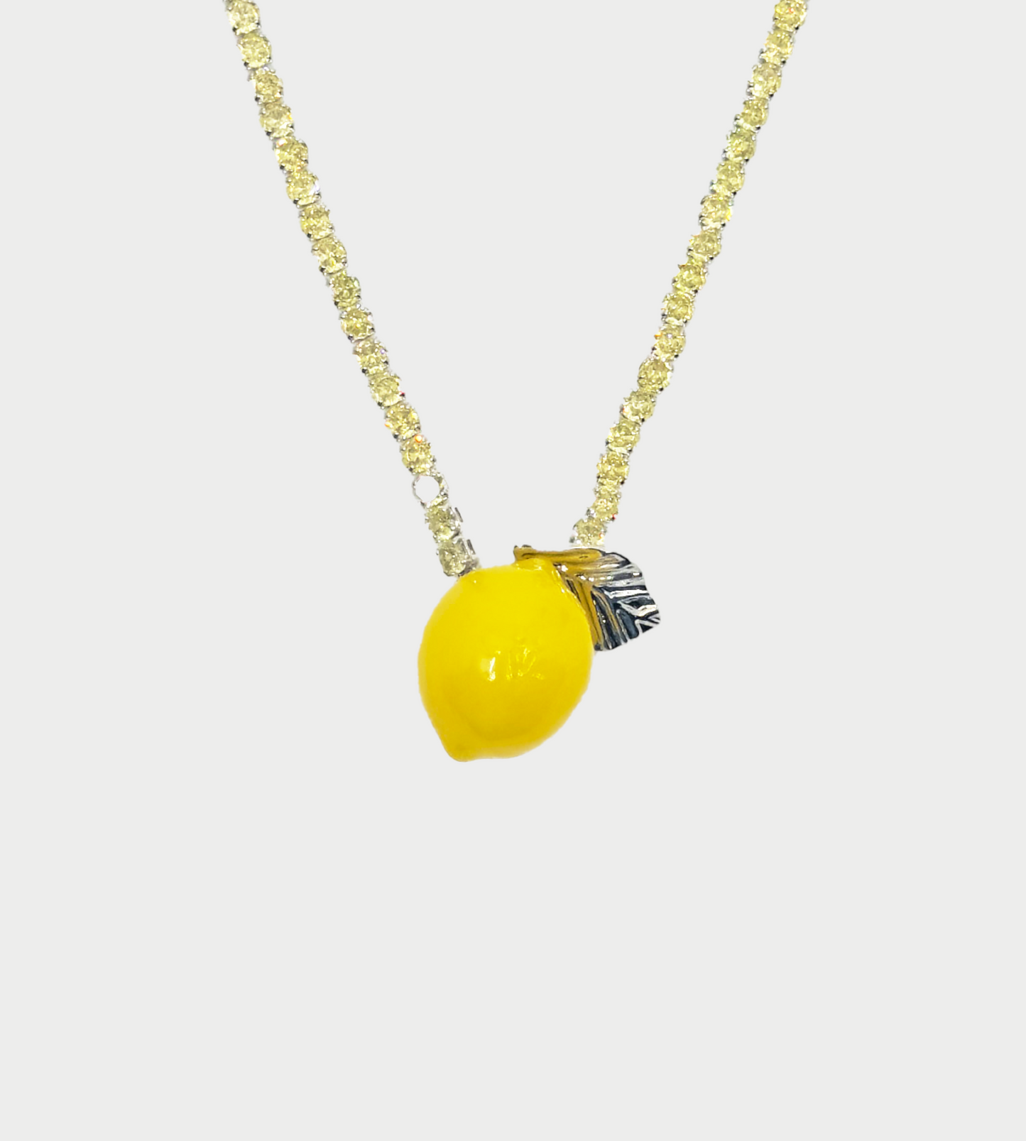 Lemon Necklace Yellow