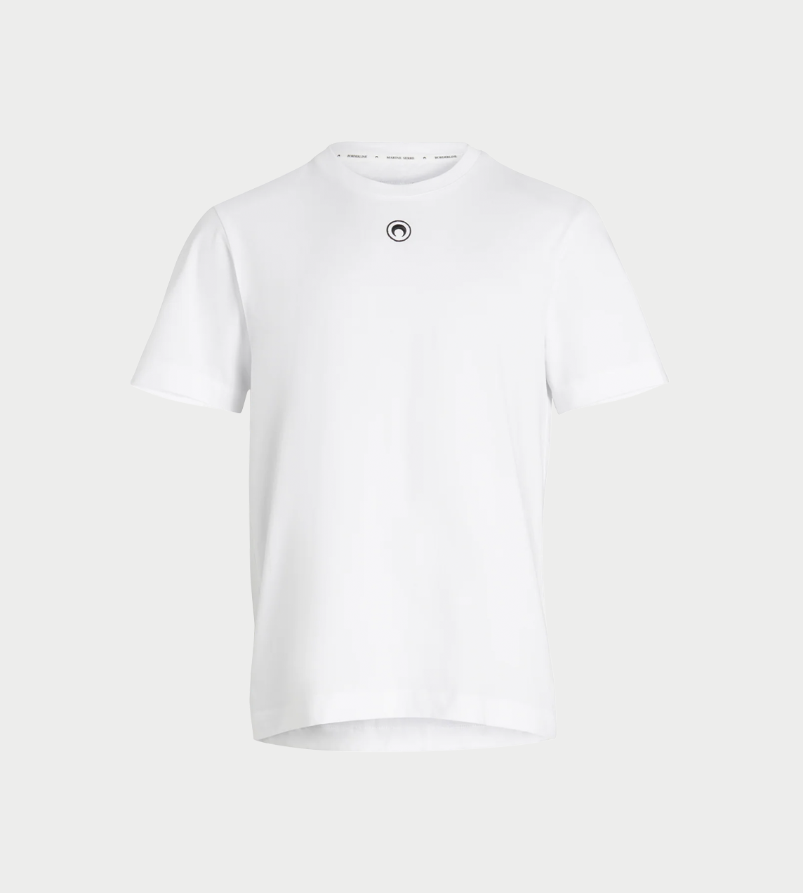 MARINE SERRE - Moon Logo Jersey T shirt White