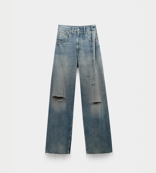  MM6 Maison Margiela - 5 Pocket Distressed Jeans