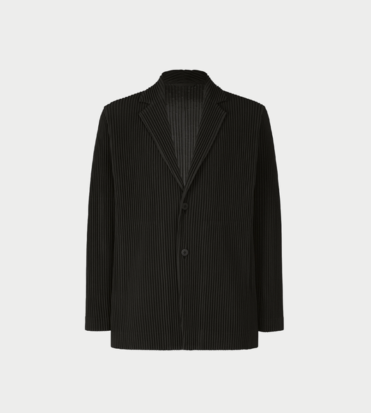 Tailored Pleats Blazer Blk