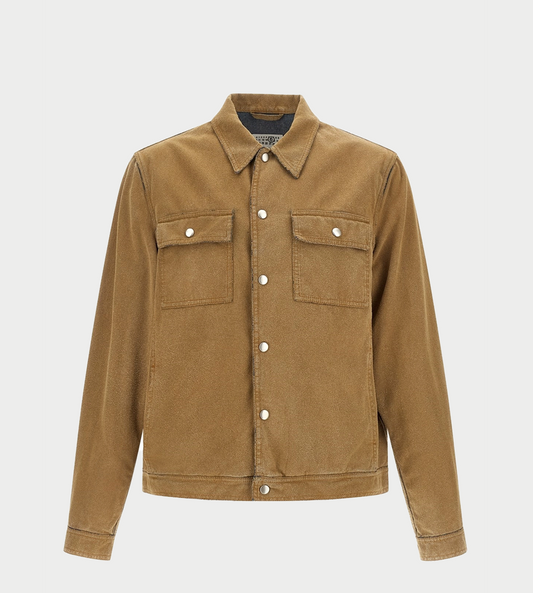 MM6 MAISON MARGIELA - Denim Trucker Jacket Sand