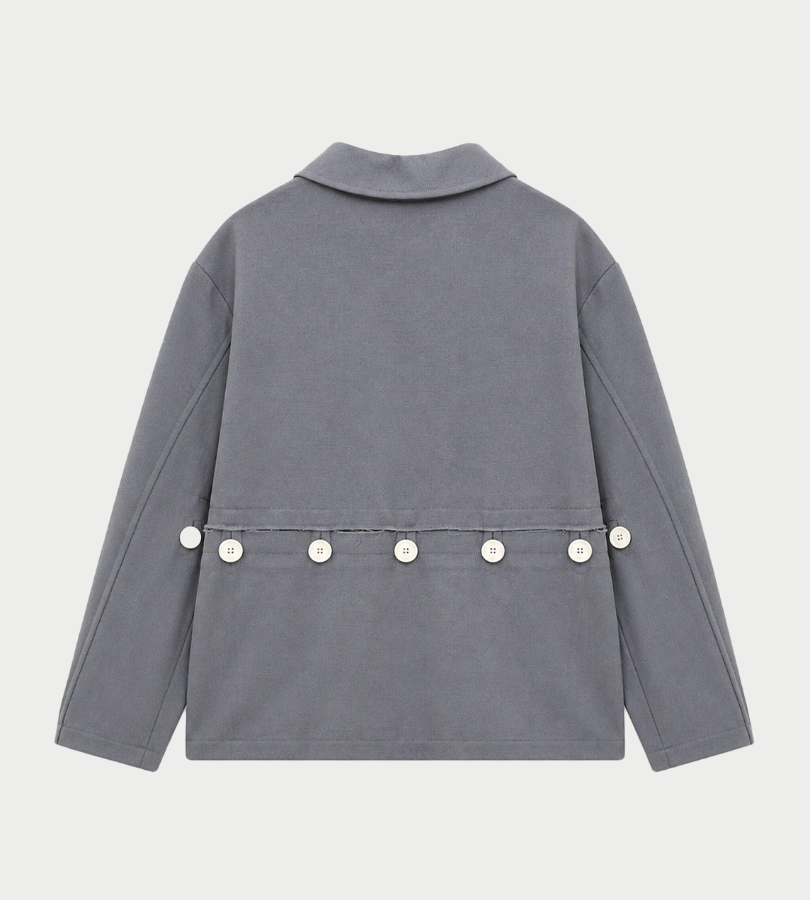 Adjustable Length Half Button Jacket